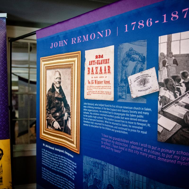 Interior banner of Remond Family.