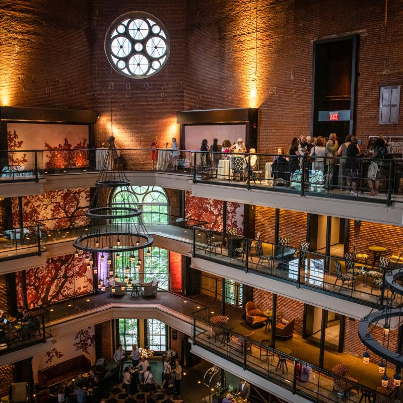 Interior of The Liberty Hotel.