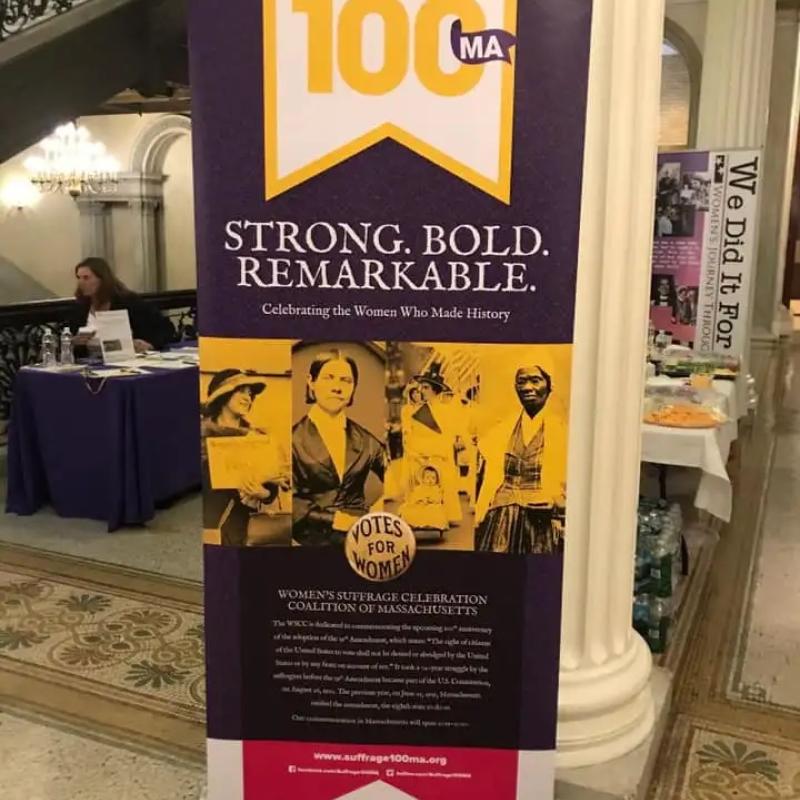 Suffrage100MA banner.