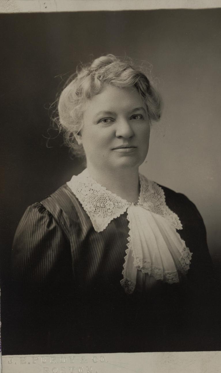 Black and white portrait of suffragist Mary Hutcheson Page