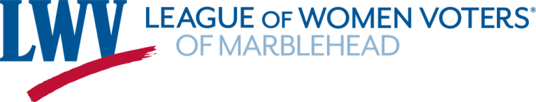 Logo for League of Women Voters of Marblehead