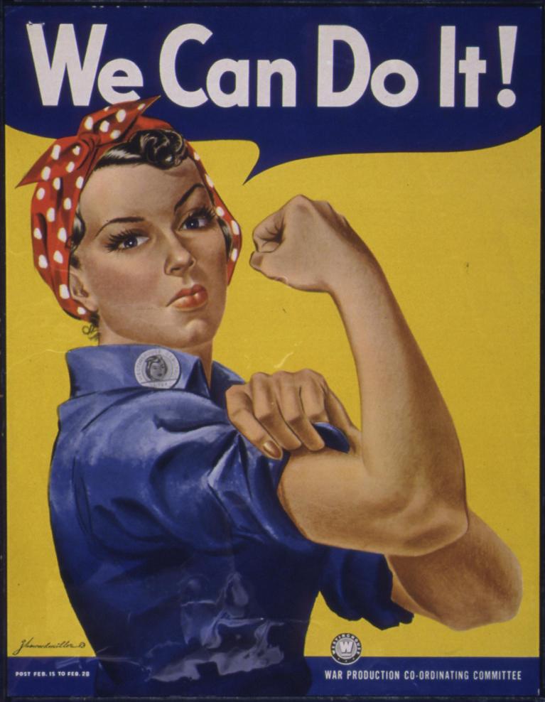 Rosie the Riveter poster.